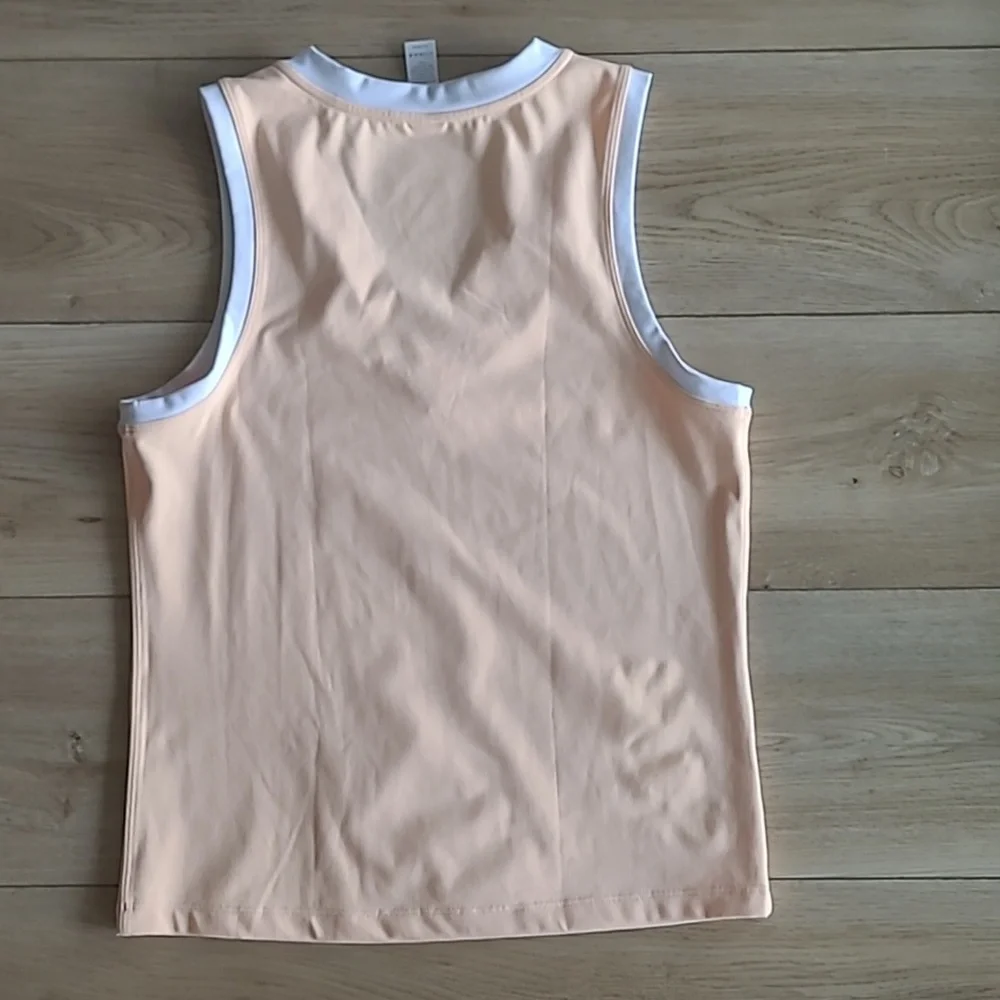 Birdie & Ace Tank Peach Sleeveless V-Neck Size M - Picture 5 of 5